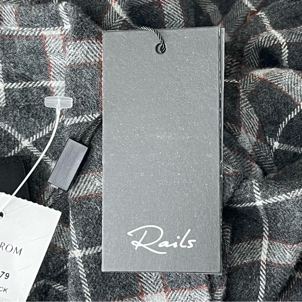 RAILS NWT MEN’S LENNOX BRUSHED REGULAR FIT PLAID LONG SLEEVE BUTTON DOWN SHIRT - Picture 5 of 16